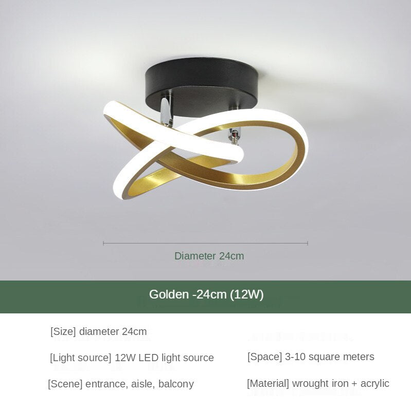 Ceiling Light Nordic Fixture Minimalist Modern Led Ring Indoor Ceiling Lights