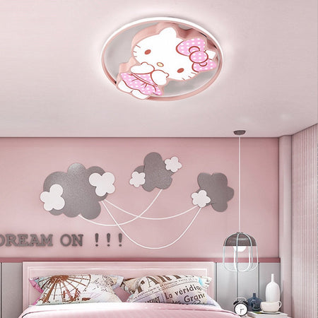 Children's Room Lighting Kawaii Room Decor Led  Pink Cartoon Kids Lights