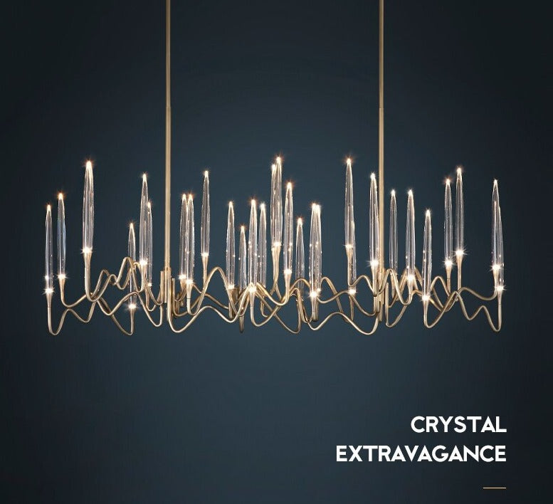 Chandelier Crystal Tree Branch Light LED Modern Chandelier