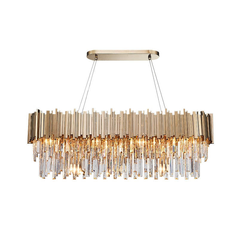 Chandelier Dining Living Room Gold Metal Pendant Hanging Lights Chandeliers 