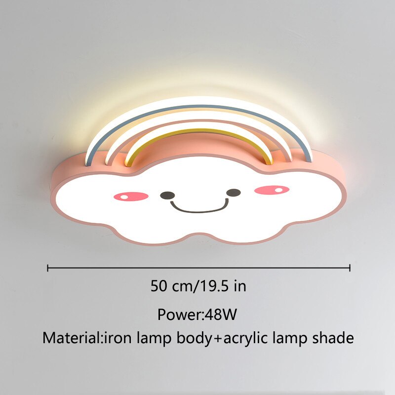 Children's Room Lighting Cartoon Rainbow Cloud Kids Lights