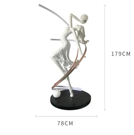 Floor Lamp Postmodern Sculpture Design Human Body Art Floor Lamps