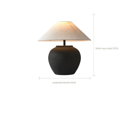 Table Lamp Bedroom Bedside Japanese Retro Ornaments Decorative Art Table Lamp