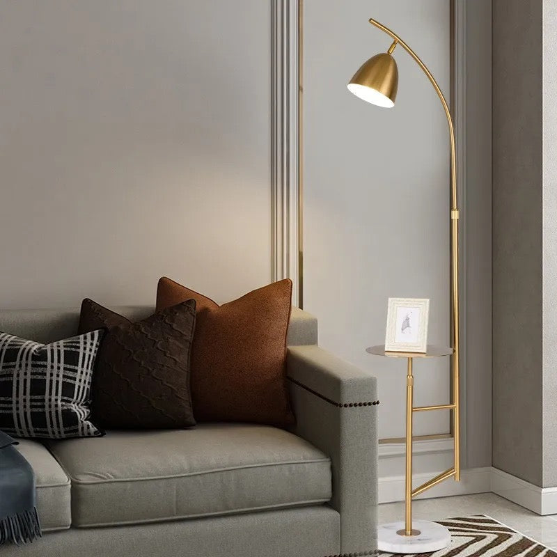 Floor Lamp Modern Design Marble Tabletop Standing Floor Lamps