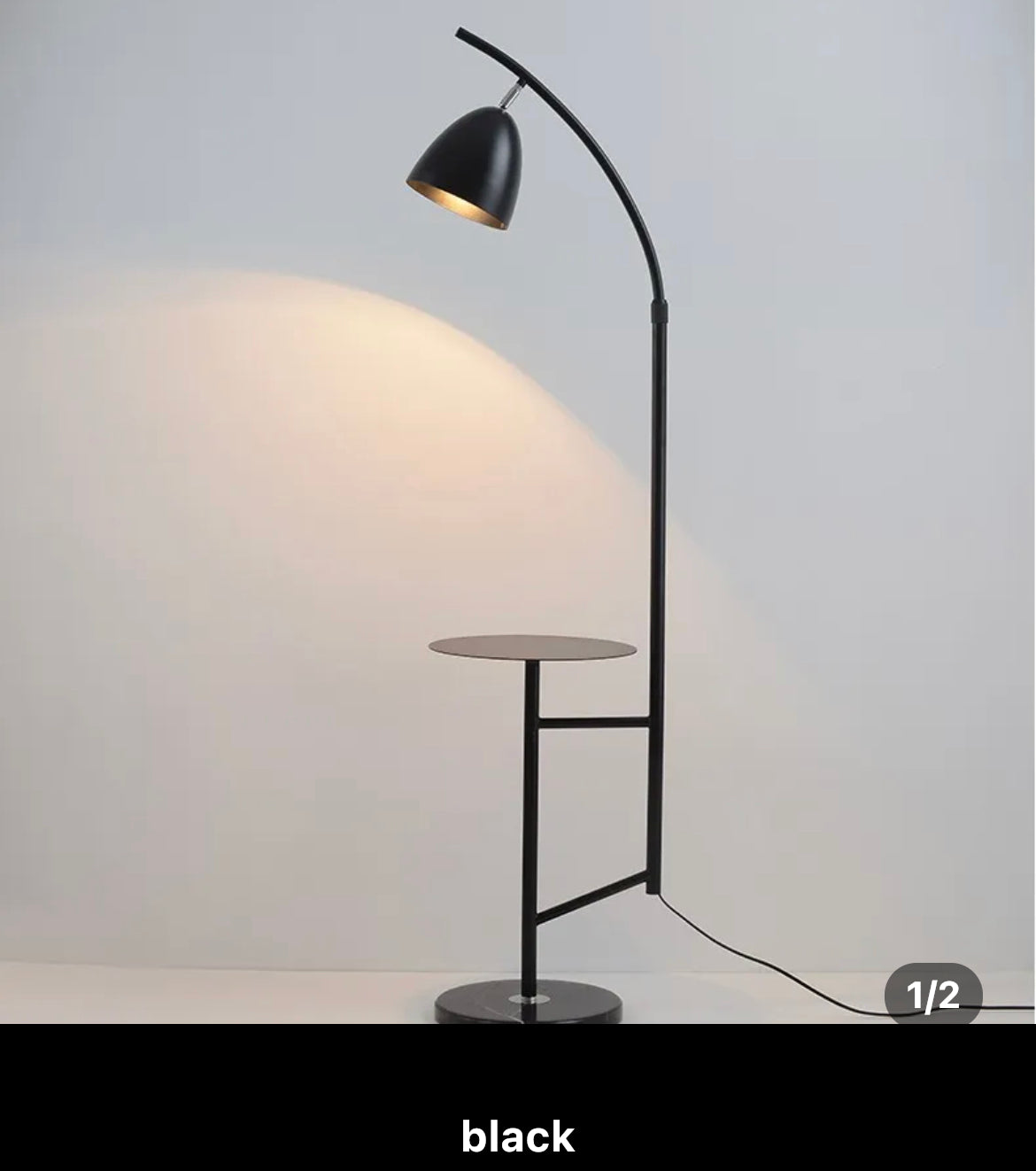 Floor Lamp Modern Design Marble Tabletop Standing Floor Lamps