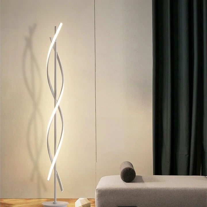 Floor Lamp Modern Fancy Art Spiral Design Led Floor Lamps