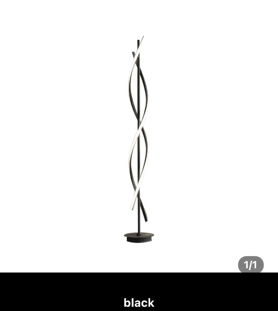 Floor Lamp Modern Fancy Art Spiral Design Led Floor Lamps