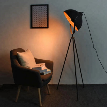 Nordic Modern Decorative Floor Lamp Tripod Standing Dome Shape Light