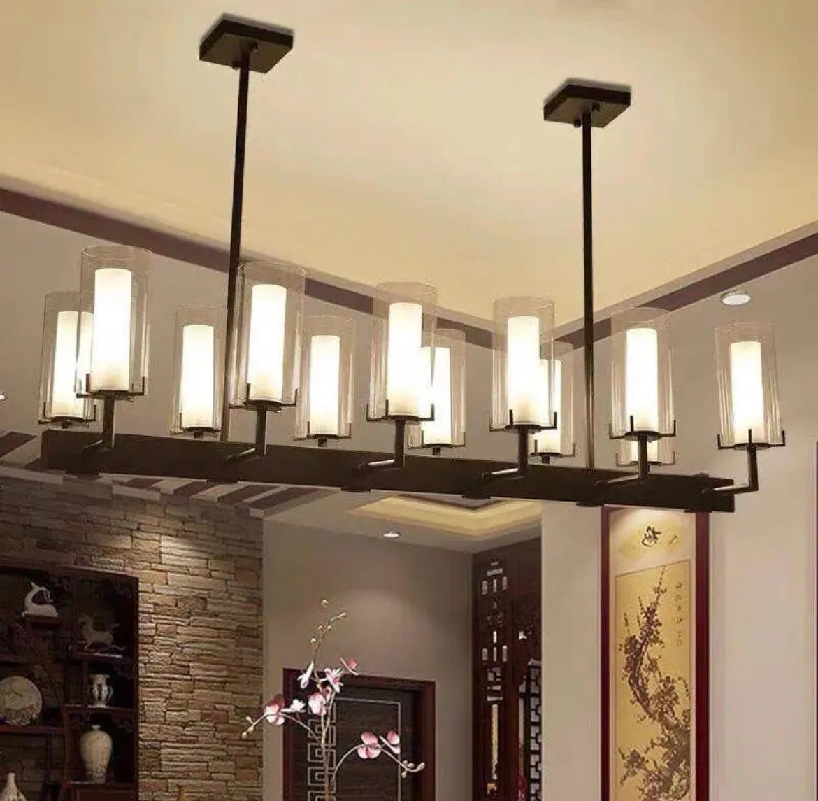 Pendant Light New Design Indoor Iron Glass Lighting Dinning Living Room Pendant Lights