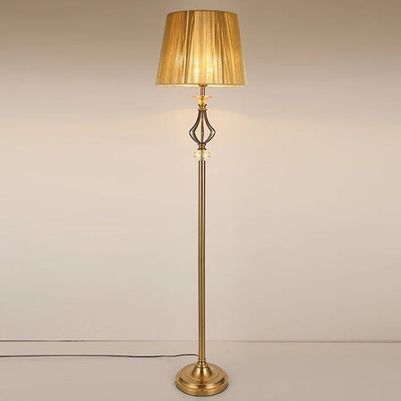 Floor Lamp Crystal Bedside Table Lamps American Luxury Reading Lamps