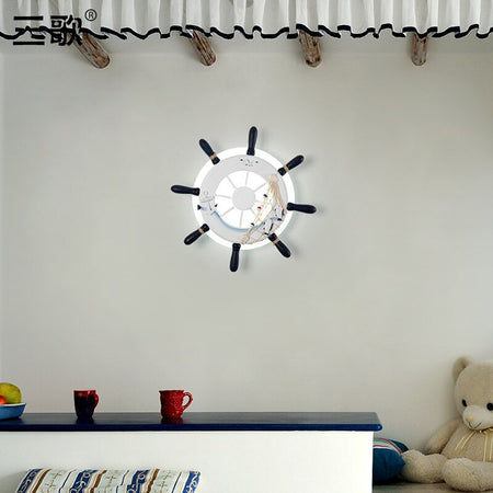 Wall Lamps Background Minimalist Sconce Helmsman Bedside Children's Room Lighting Wall Lights