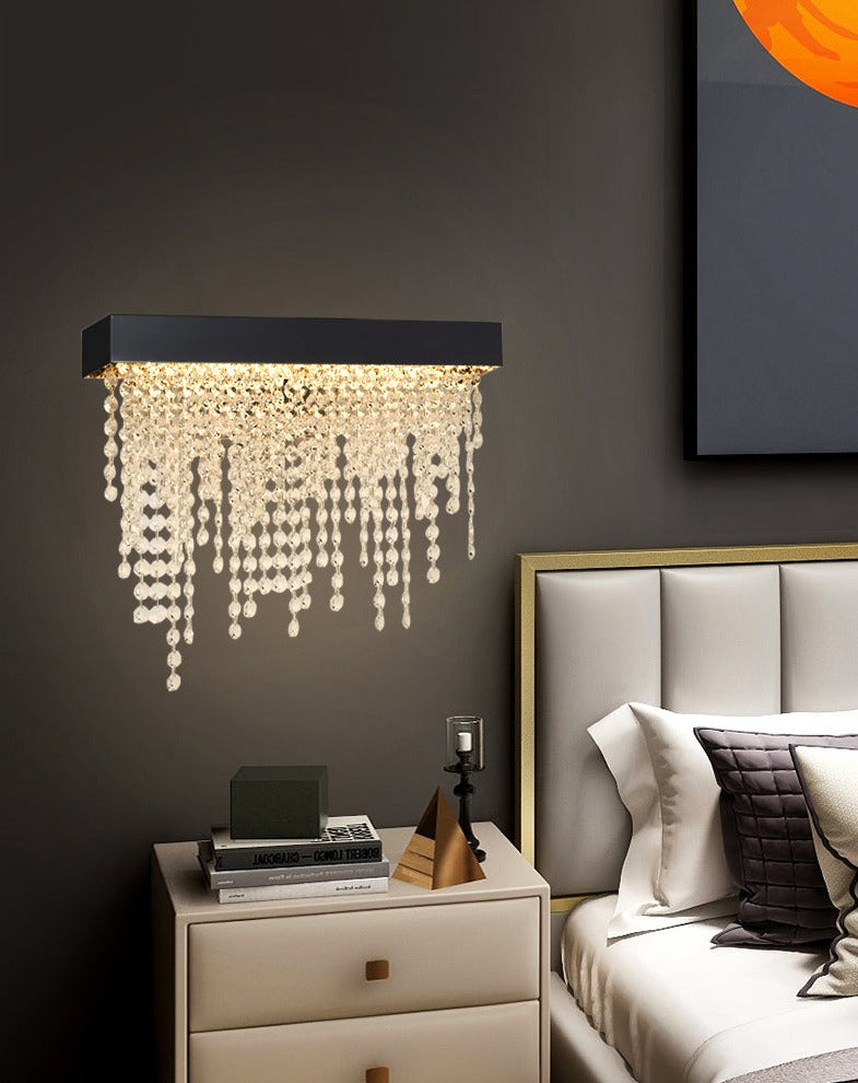 Wall Lamps Modern Crystal Gold Sconce Bedside Wall Lights