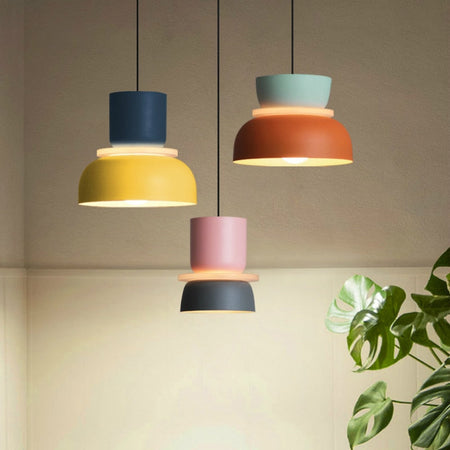 Pendant Light Led Nordic Hanging Suspension Bedside Macaron Pendant Lights