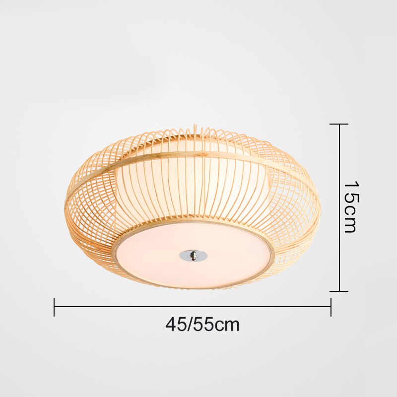 Ceiling Light Bamboo Handmade Lights Wood Ceiling Lights