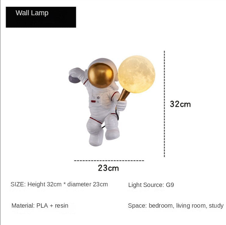 Table Lamp Astronaut Wall Light Sconce Moon Spaceman Table Lamps