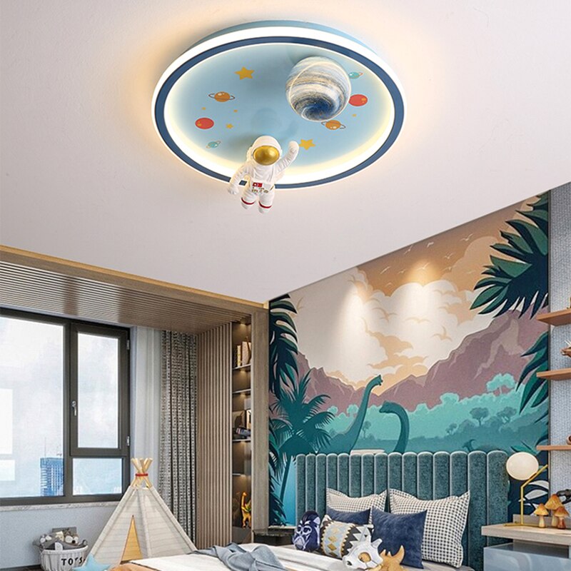 Children's Room Lighting Decor Cosmonaut Kids Led Lights