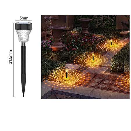 Outdoor Garden Lights Solar LED Light Outdoor RGB Color Changing Solar Pathway Lights