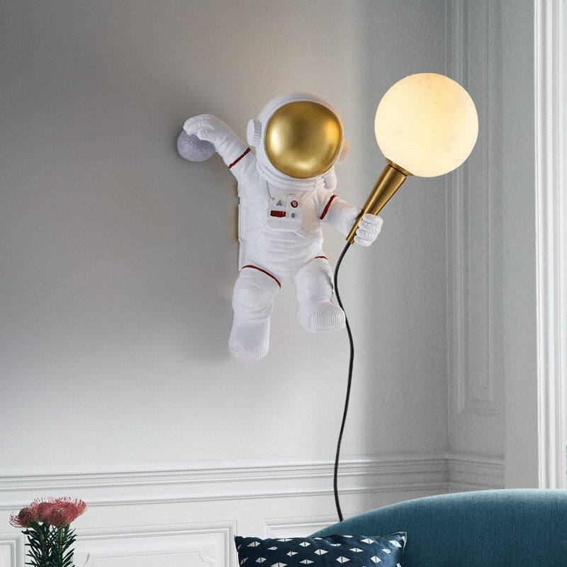 Table Lamp Astronaut Wall Light Sconce Moon Spaceman Table Lamps