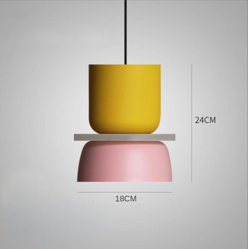 Pendant Light Led Nordic Hanging Suspension Bedside Macaron Pendant Lights