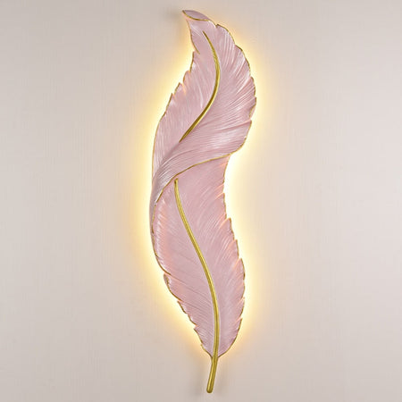 Wall Lamps Modern Feather Bedside LED Wall Lights