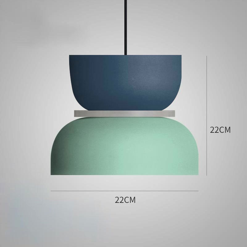 Pendant Light Led Nordic Hanging Suspension Bedside Macaron Pendant Lights