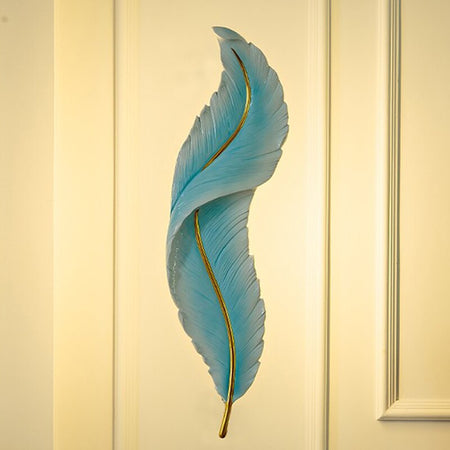 Wall Lamps Modern Feather Bedside LED Wall Lights