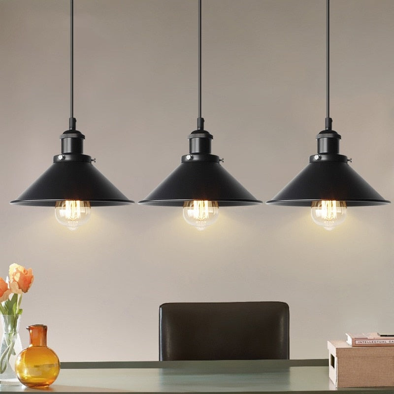 Pendant Light Vintage Loft Retro Lighting Hanging E27 Base Edison Pendant Lights