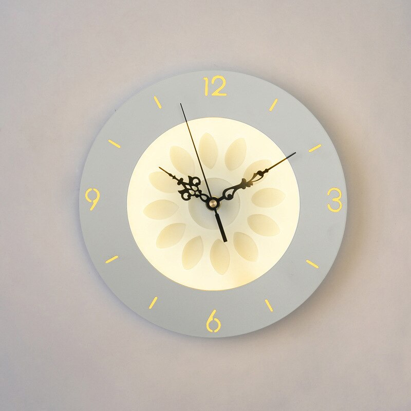 Wall Lamp LED Creative Clock Lighting Interior Wall Lights