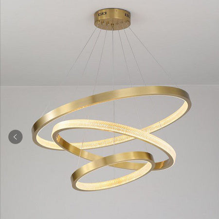 Chandelier Nordic Minimalist  Led Dining Room Living Room Circular Office Chandeliers