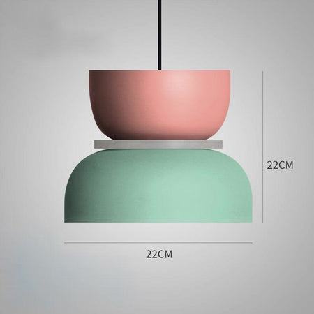 Pendant Light Led Nordic Hanging Suspension Bedside Macaron Pendant Lights