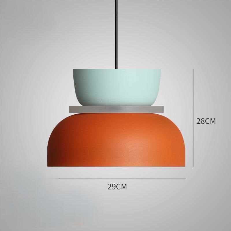 Pendant Light Led Nordic Hanging Suspension Bedside Macaron Pendant Lights