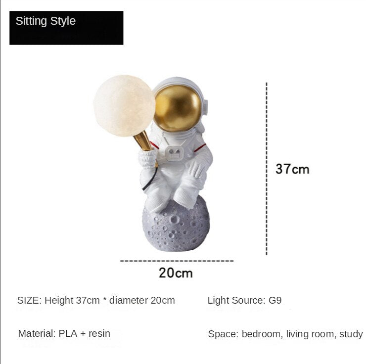 Table Lamp Astronaut Wall Light Sconce Moon Spaceman Table Lamps