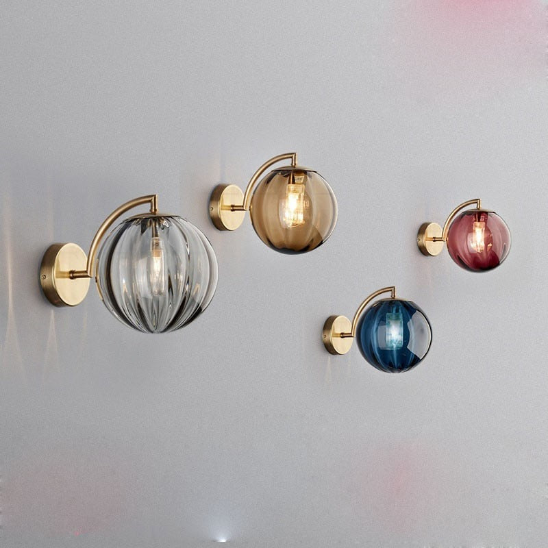 Wall Lamps Modern Led Nordic Glass Ball Wall Lights