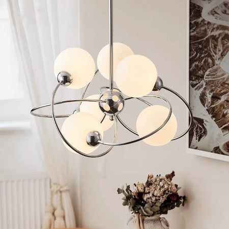 Pendant Light Retro Led Glass Ball Hanging Interior Pendant Lights