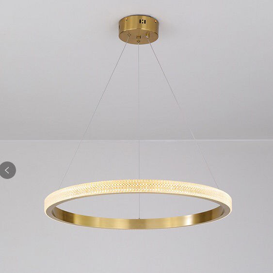 Chandelier Nordic Minimalist  Led Dining Room Living Room Circular Office Chandeliers