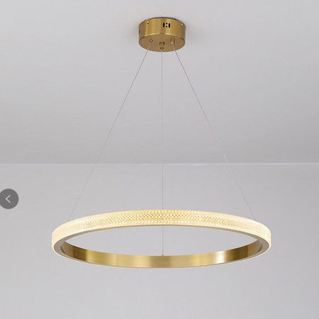 Chandelier Nordic Minimalist  Led Dining Room Living Room Circular Office Chandeliers