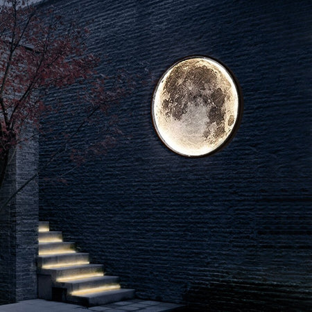 Wall Lamps Creative Universe Moon Earth Background Wall Lights