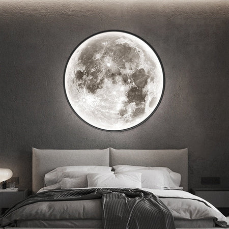 Wall Lamps Creative Universe Moon Earth Background Wall Lights