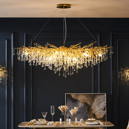 Crystal Chandelier Lighting // Dining Living Room Lights