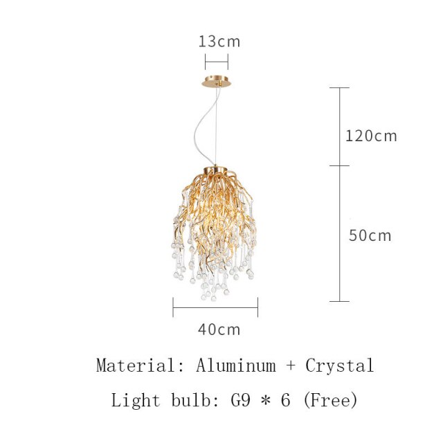 Crystal Chandelier Lighting // Dining Living Room Lights