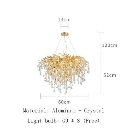 Crystal Chandelier Lighting // Dining Living Room Lights