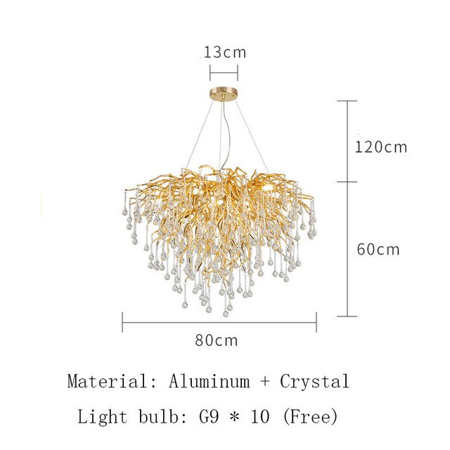 Crystal Chandelier Lighting // Dining Living Room Lights