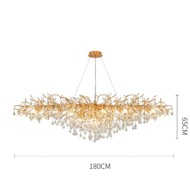 Crystal Chandelier Lighting // Dining Living Room Lights